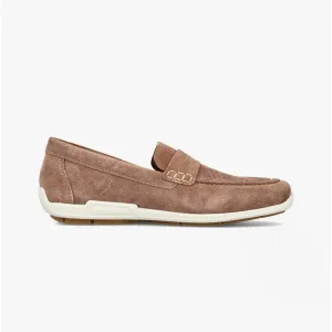 09050-64 Mens Slip-On Moccasins Beige