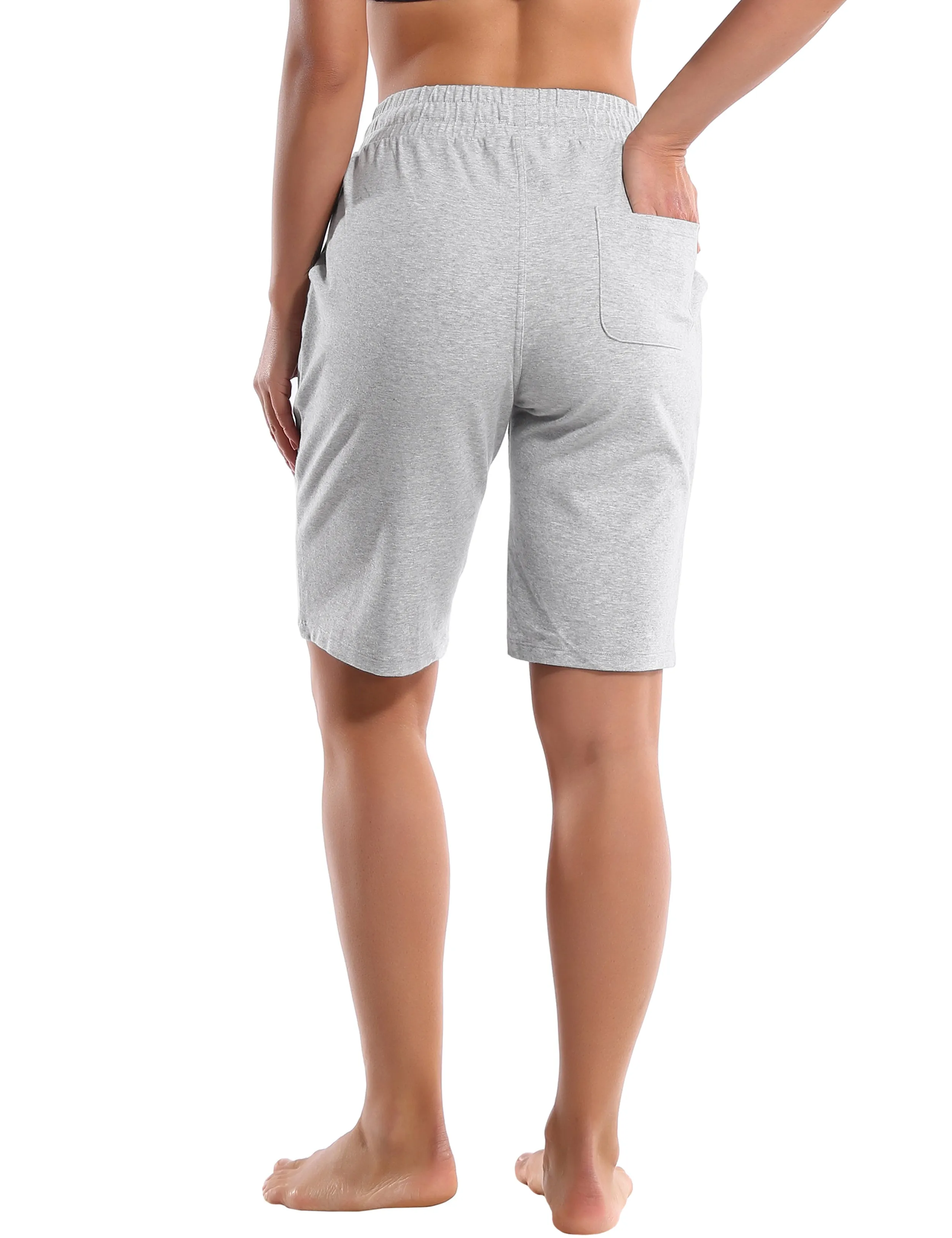 10" Joggers Shorts heathergray_Plus Size