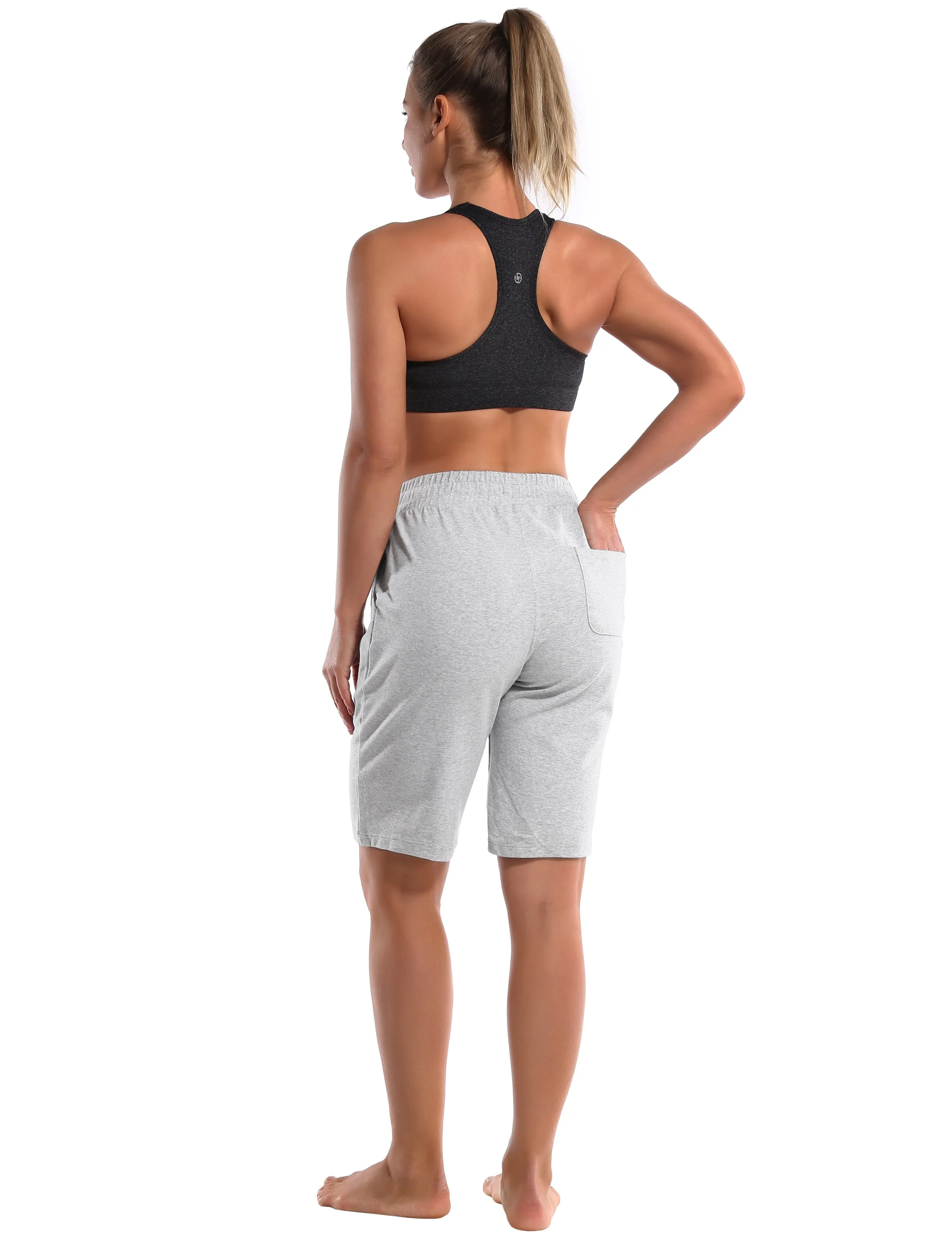 10" Joggers Shorts heathergray_yogastudio