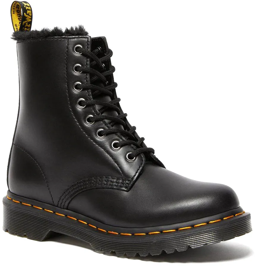 1460 Serena Faux Fur Lined Boots - Women's|-|Bottes en cuir Serena 1460 doublées de fourrure synthétique - Femme