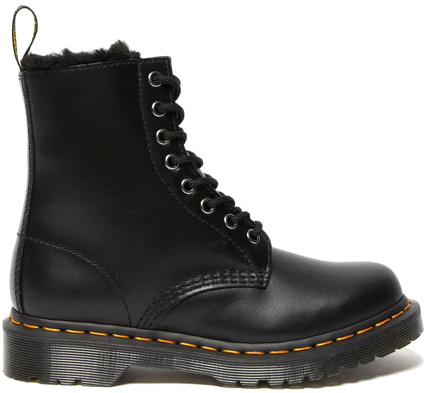 1460 Serena Faux Fur Lined Boots - Women's|-|Bottes en cuir Serena 1460 doublées de fourrure synthétique - Femme