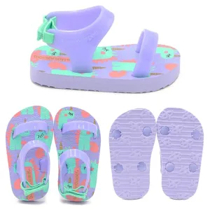 Banana Peel Slippers for Toddlers - Unimermaid Set Glitzy Prancer Purple
