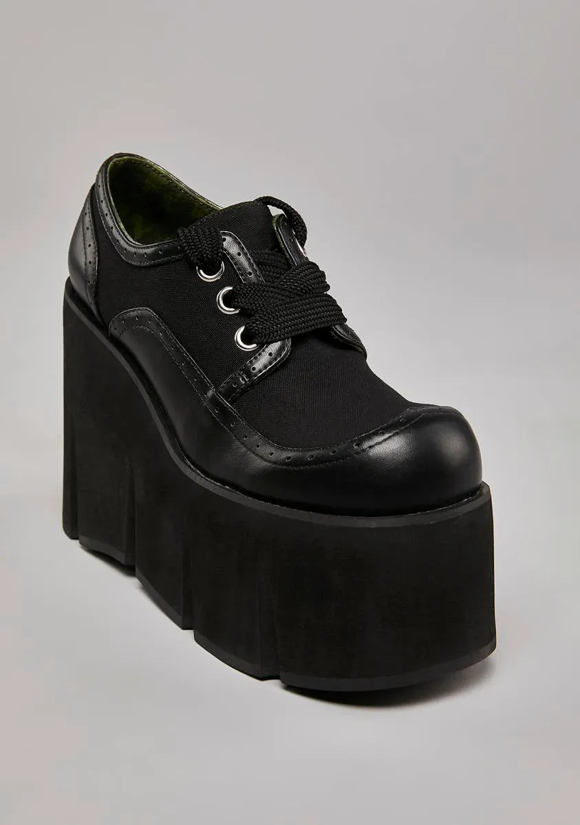 Being Blunt Platform Oxfords