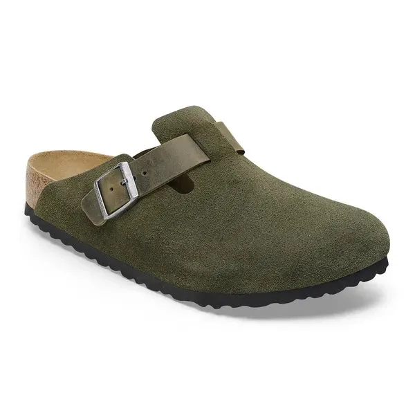 Birkenstock Boston Mixed Leather Clog