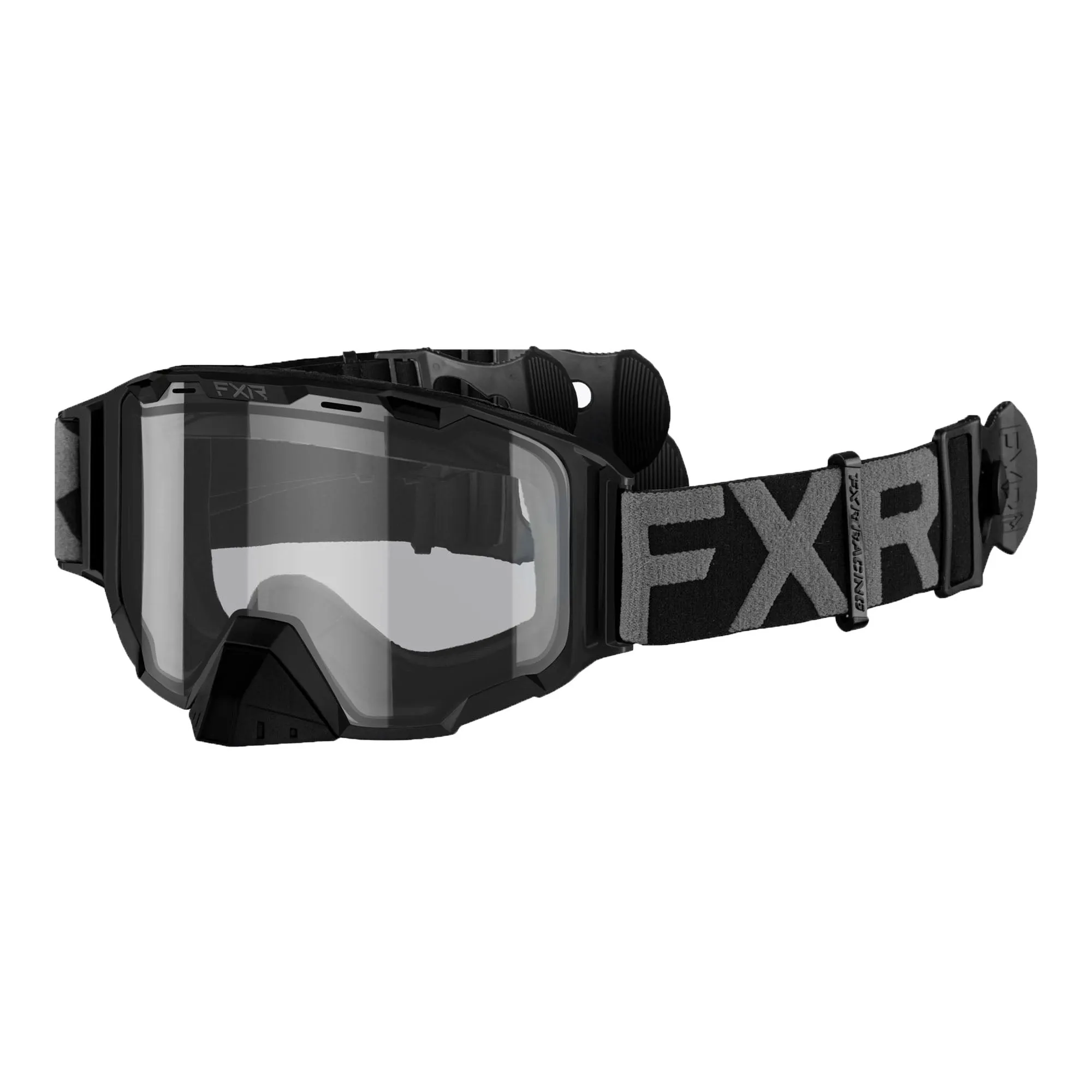 FXR 223111-1010-00 Black Ops Maverick Cold Stop Clear Goggle Vented Anti Fog Scratch Black