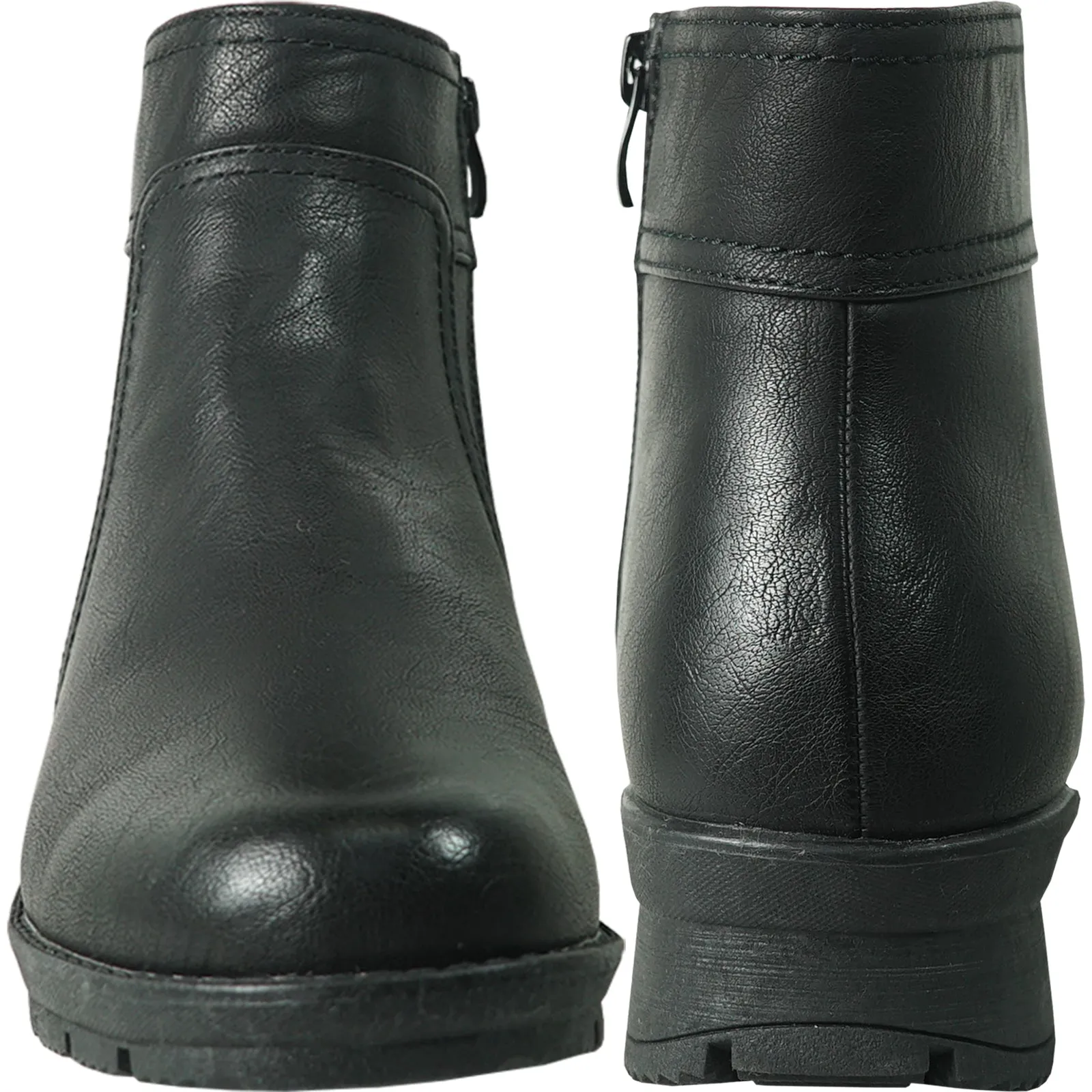 KOZI Canada Waterproof Women Boot NEIVA-1 Ankle Winter Fur Casual Boot Black