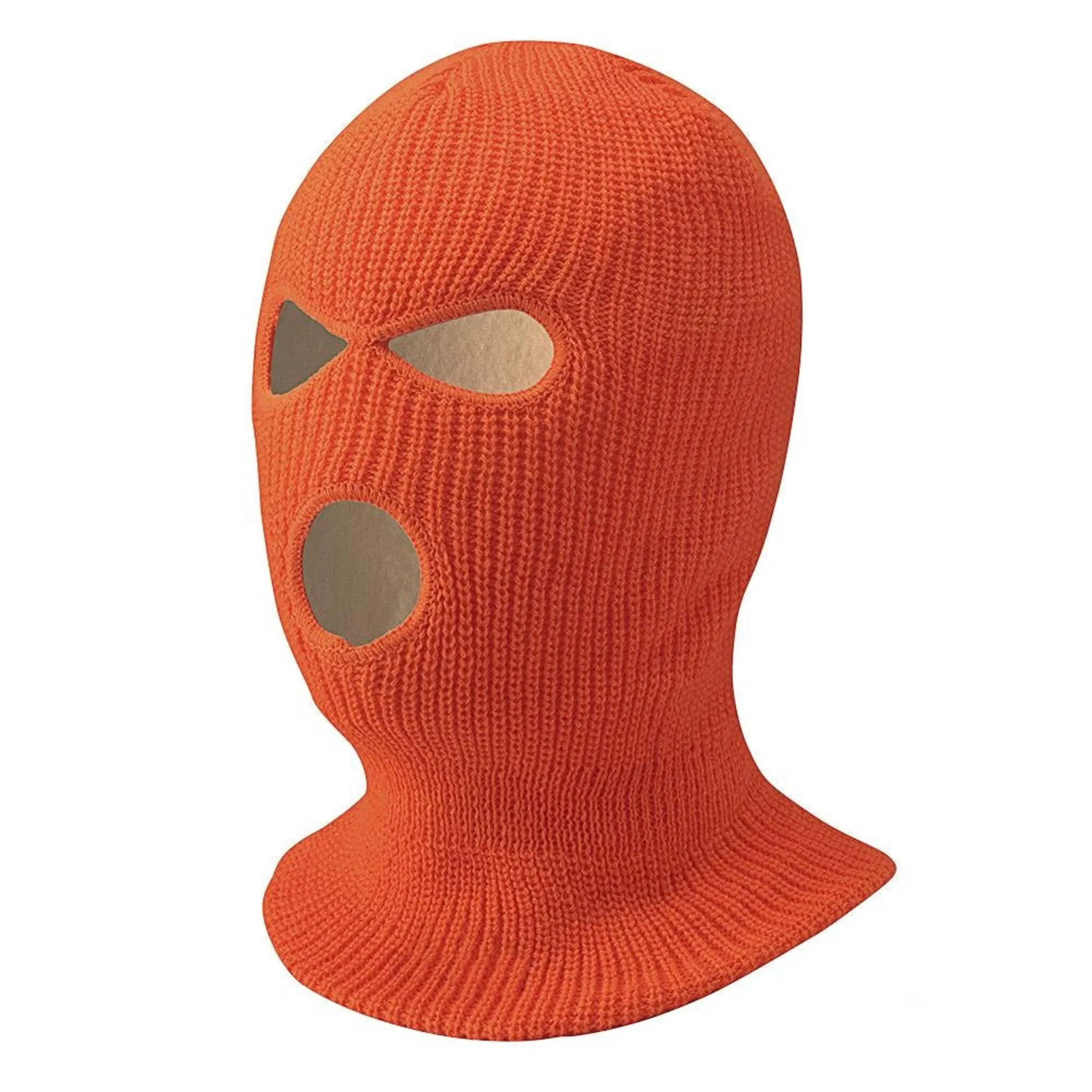 Pioneer Acrylic Knit 3-Hole Balaclava with InsuLine Liner - Warm, Stretchable, Double-Knit Construction, One Size Fits All, Versatile for Cold Weather
