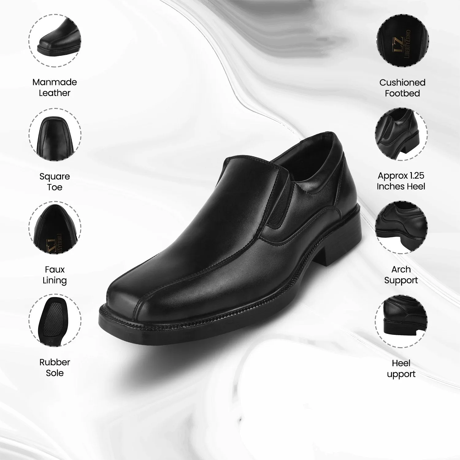 Ralph Mens Synthetic comfortable Slip on Casual Shoes