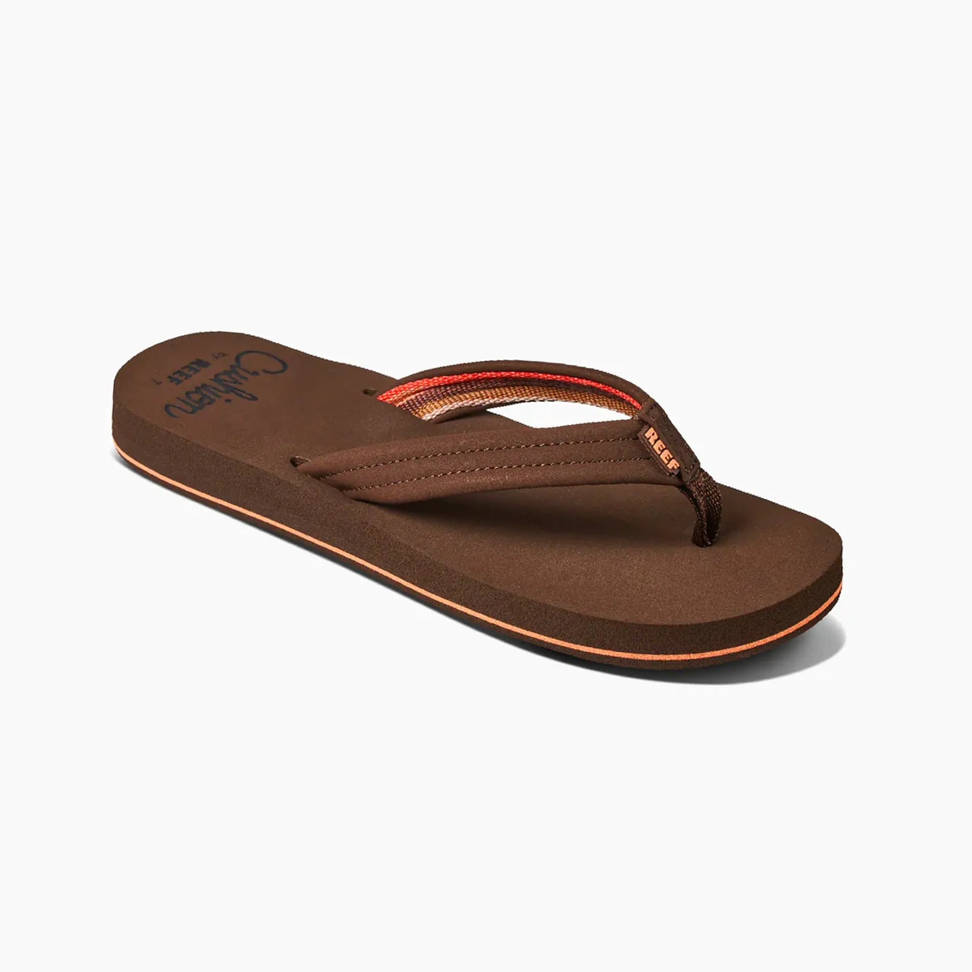 Reef Womens Cushion Breeze Flip Flops - Chocolate