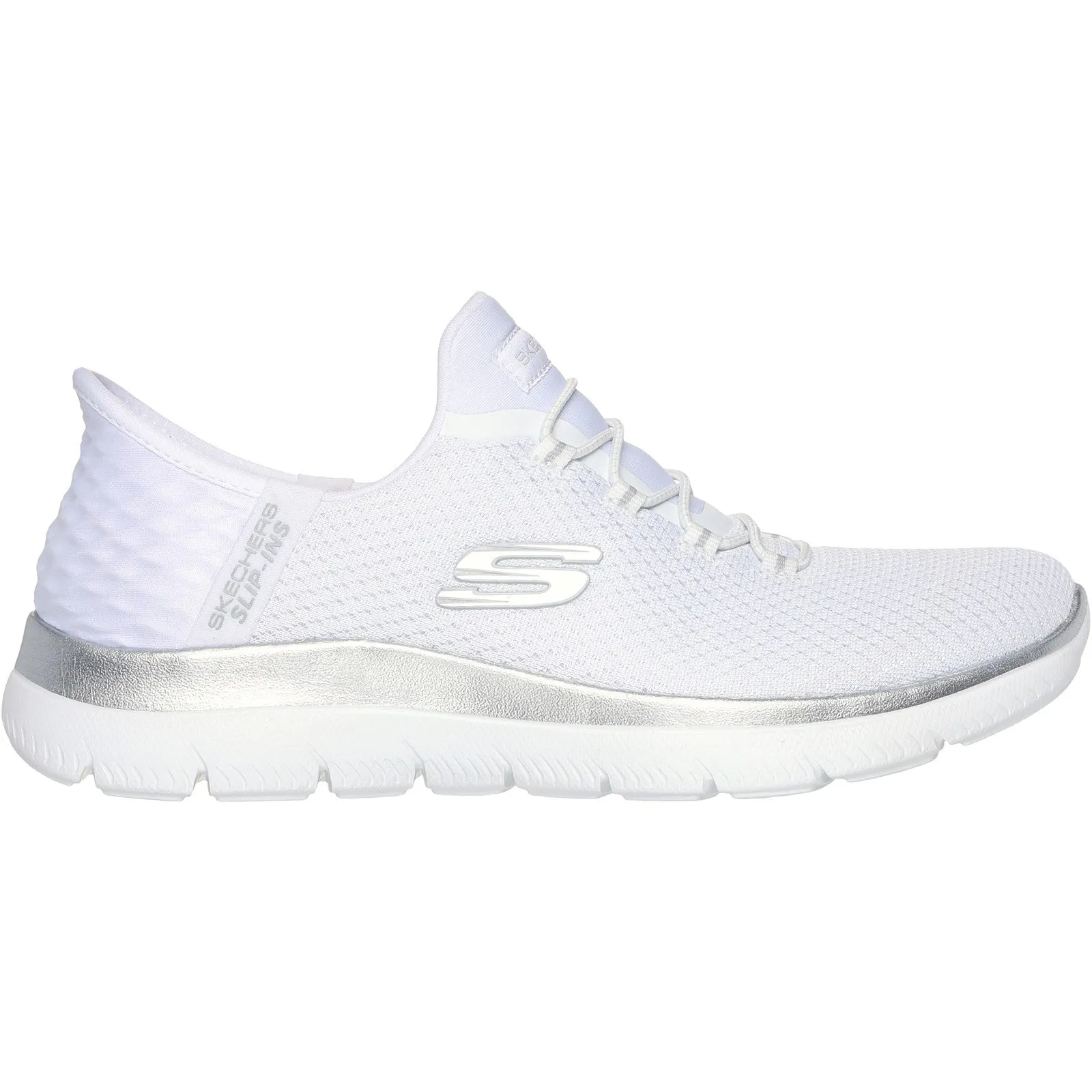 Skechers Womens Summits Diamond Dream Trainers - White
