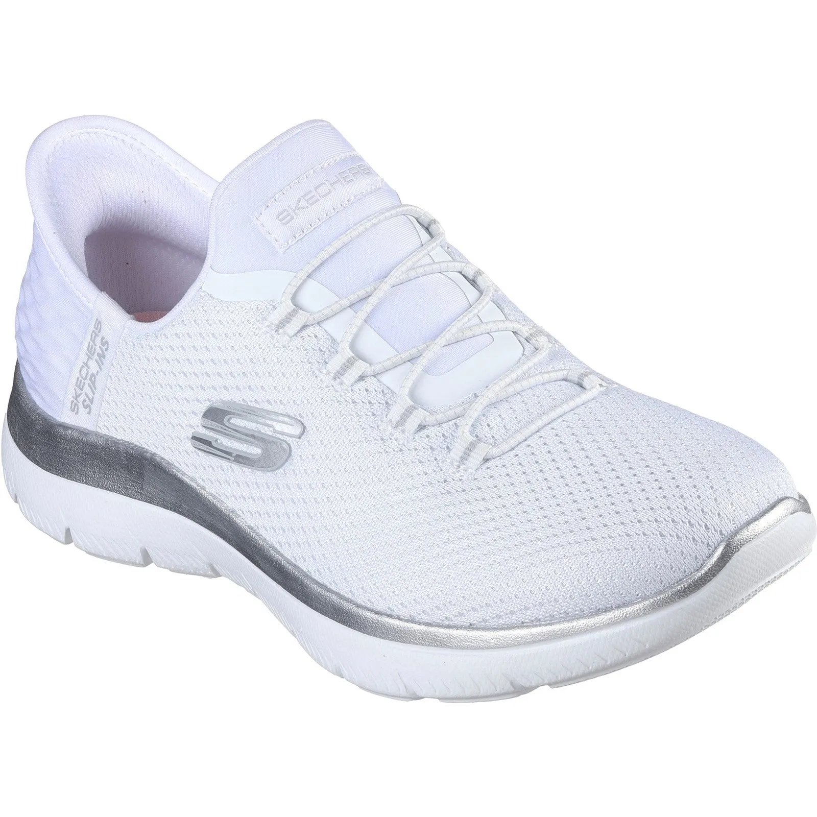 Skechers Womens Summits Diamond Dream Trainers - White