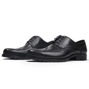 Stitched Perforated Oxfords for men