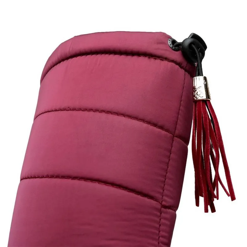 Women waterproof plush warm ankle winter snowshoes